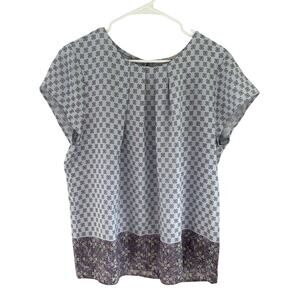 NWT Gilli Floral Top Career Work Wear Size XL